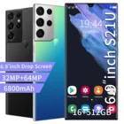Смартфон 6,9 дюйма, сотовые телефоны Android 11,0, разблокировка по отпечатку пальца, распознавание лица, двойная камера, 4G, смартфон, мобильный телефон