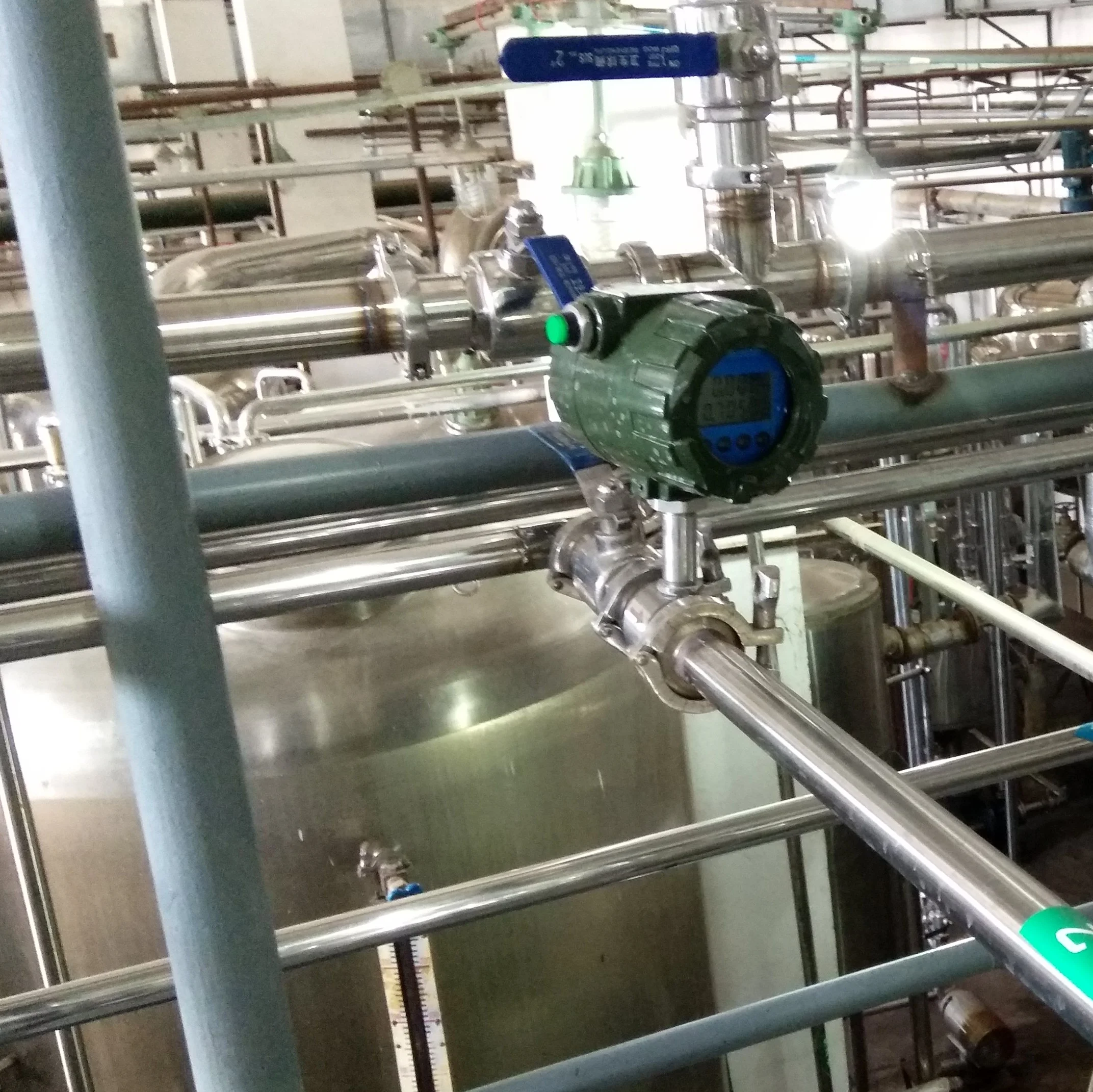 

1'' DN25 Clamping band connection type insertion liquid turbine water flow meter