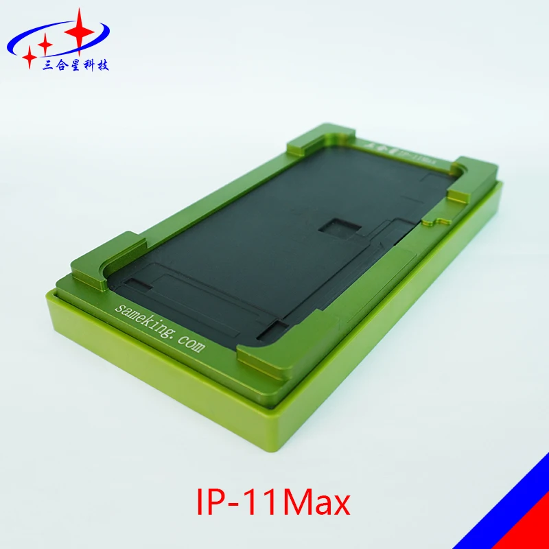 Sameking factory 2 в 1 зеленая форма для ремонта экрана iphone 11pro 12promax|Комплекты аксессуаров