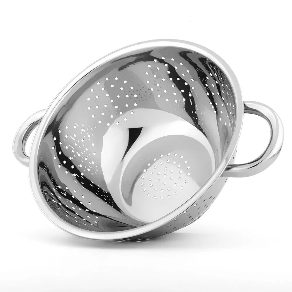 Корзина для фруктов из нержавеющей стали с основанием двойной ушной водой