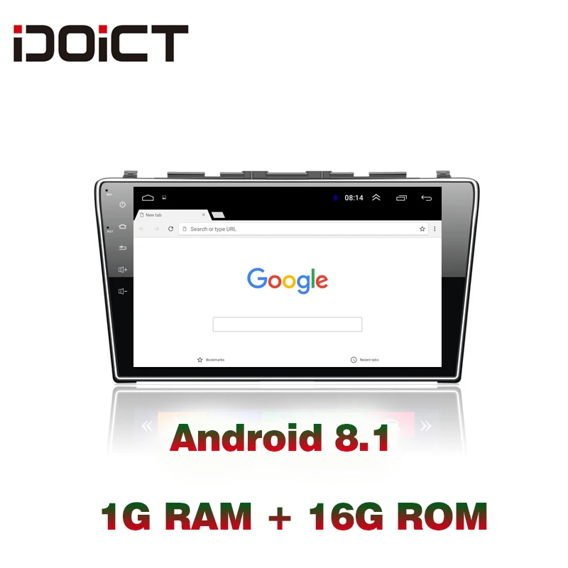 Автомобильный DVD плеер IDOICT Android 8 1 GPS навигация мультимедиа для Honda CRV Radio 2008 2009 2010 2011