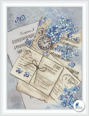 

Светильник-голубая Мелодия 36-46 Счетный крест 11CT 14CT 18CT DIY китайские наборы для вышивки крестом наборы для рукоделия