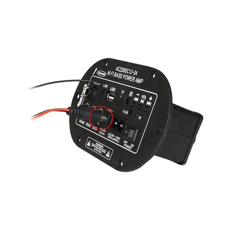 Плата усилителя мощности басов Hi-Fi со встроенным микрофоном совместимым с Bluetooth
