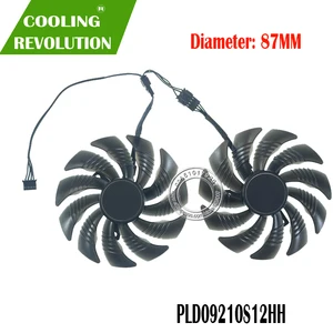 87mm pld09210s12hh dc12v 0 40a 4pin graphics fan suitable for gigabyte gtx 1660 super gv n1660 oc 6gd free global shipping