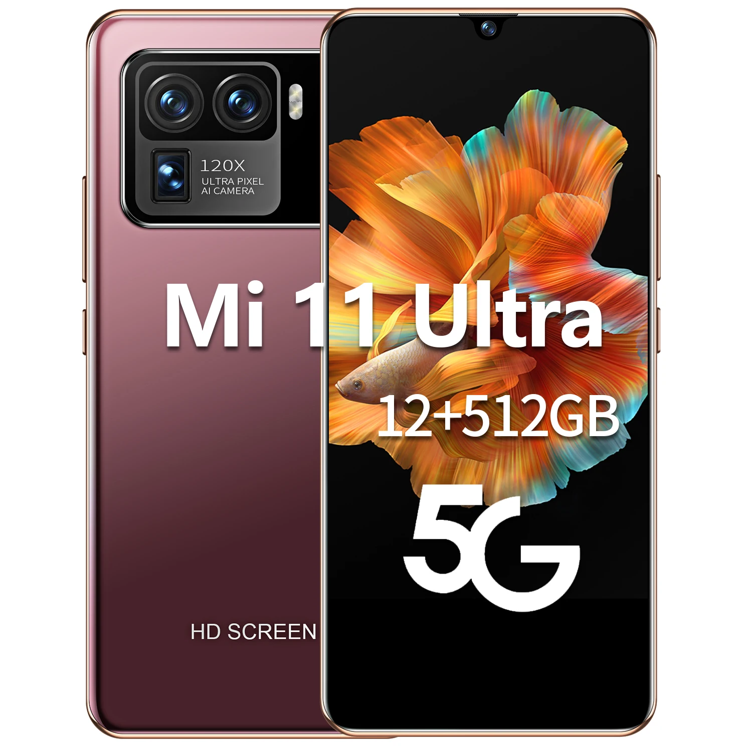 

Mi 11 Ultra 6.7Inch Smartphone 8G+256GB 6800mAh Deca Core Long Standby Andriod10 16+32MP Fingerprint ID Global Version Cellphone