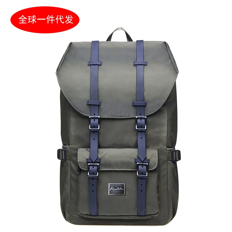 

Business Backpack Men's Nylon Waterproof Outdoor Leisure Travel Backpack Unisex and Large Capacity