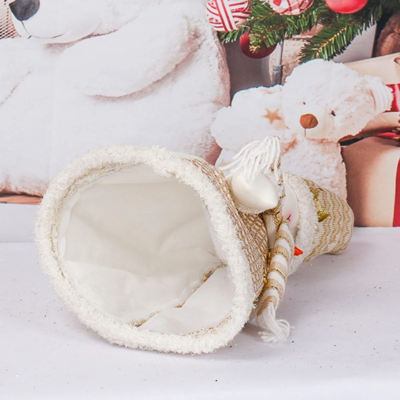 Рождественская елка Топпер чехол Санта Клаус Снеговик украшения для дома