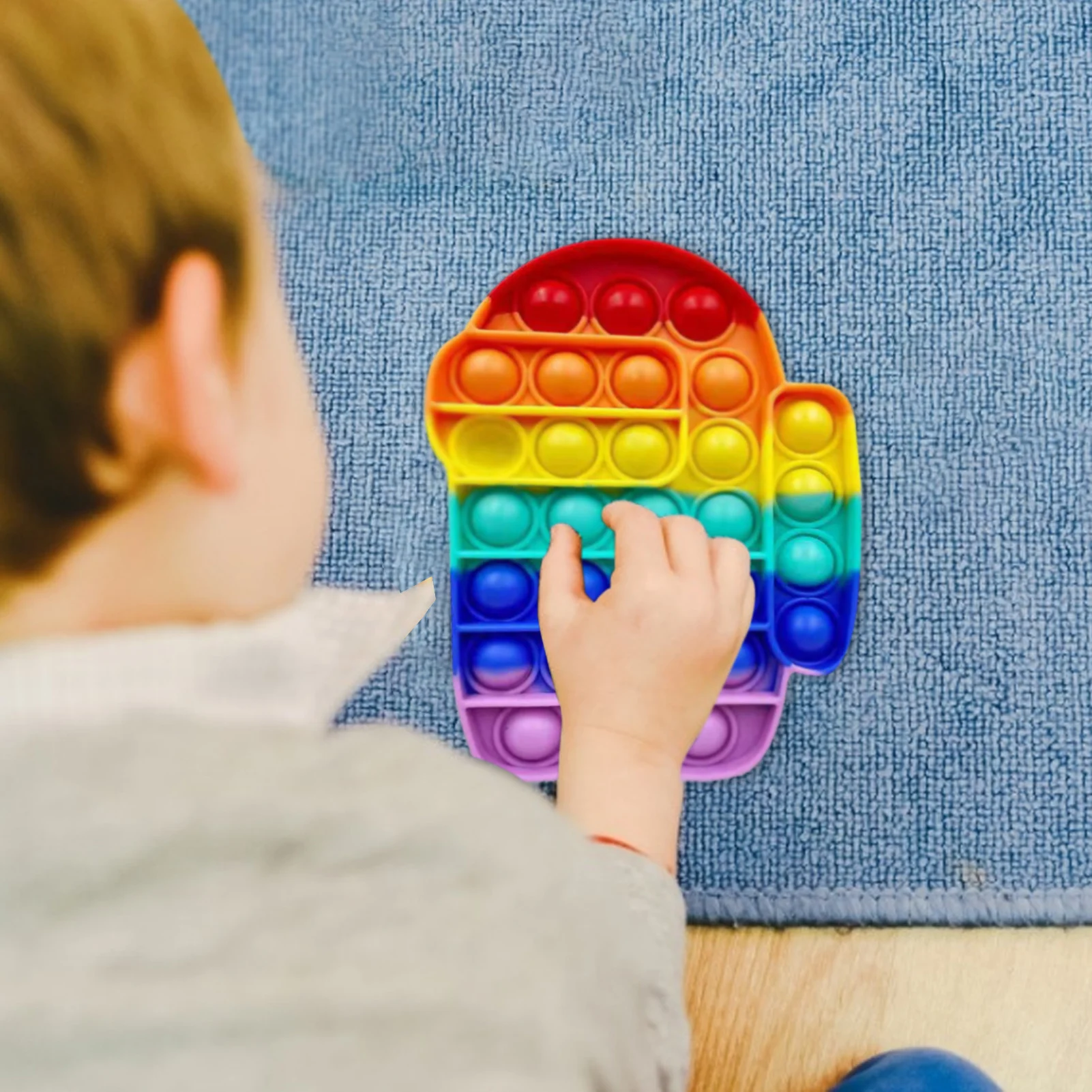 

Pop Fidget Reliver Stress Toys Rainbow Push It Bubble Antistress Toys Adult Children Sensory Toy To Relieve Autism Fidget Toy