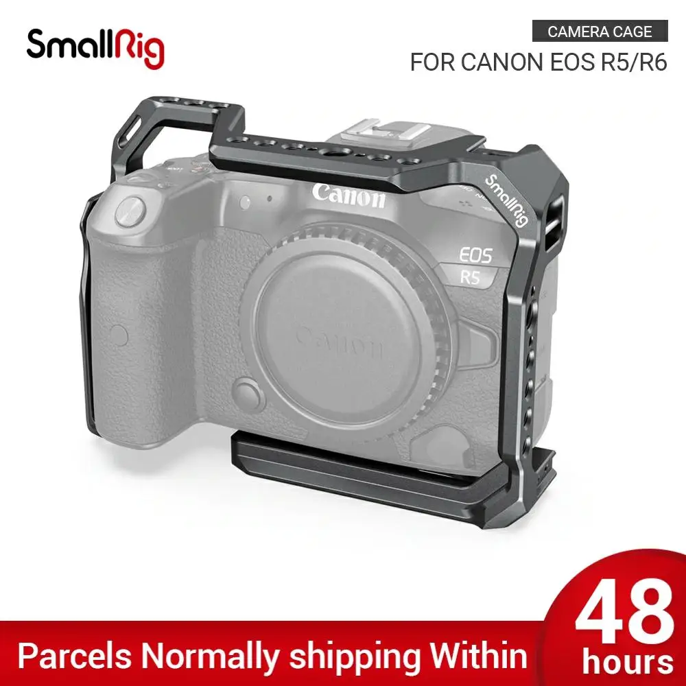 Клетка SmallRig для цифровой зеркальной камеры Canon EOS R5 и R6 со встроенным холодным