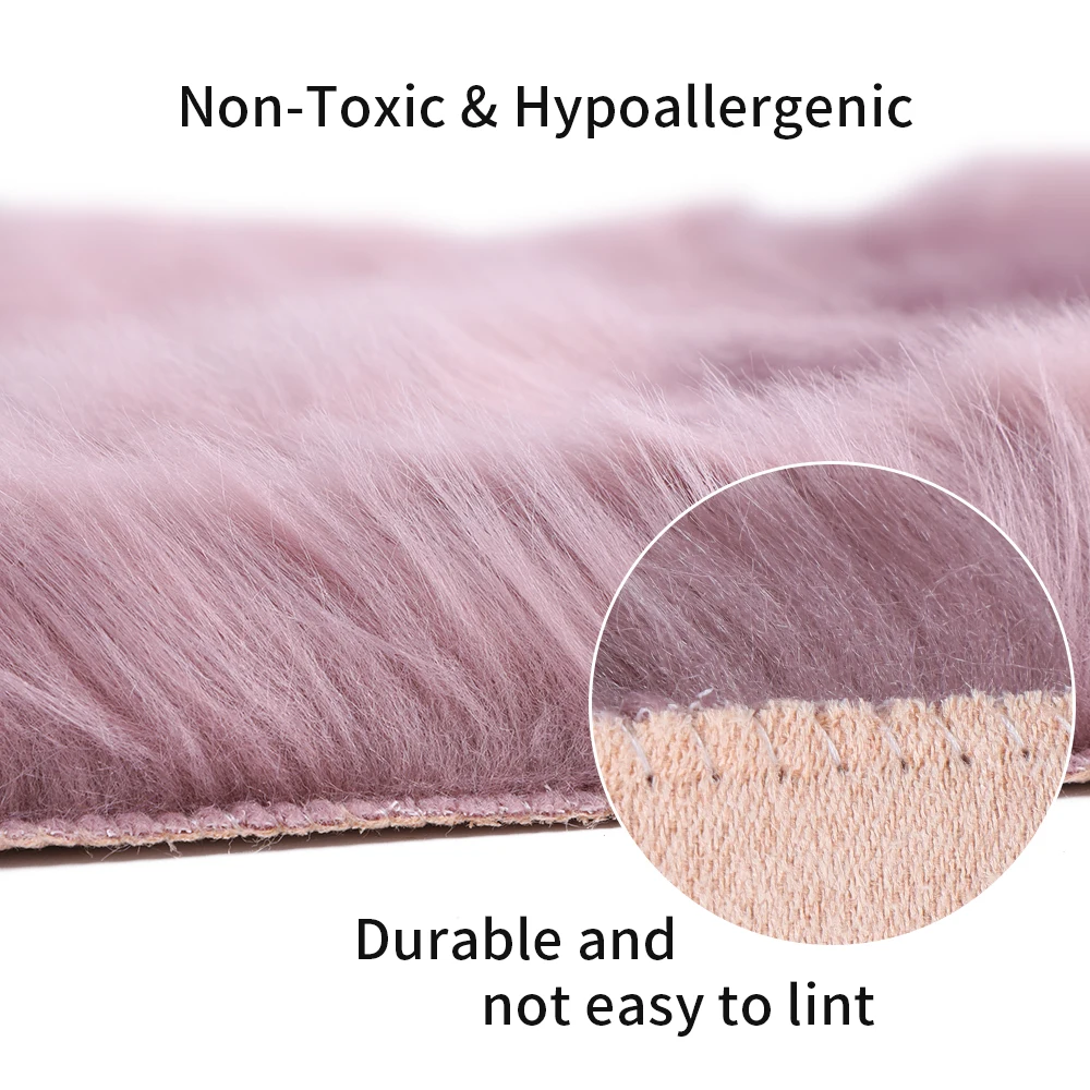 2020 Чехол для стула из искусственной овечьей кожи разноцветный теплый шерстяной