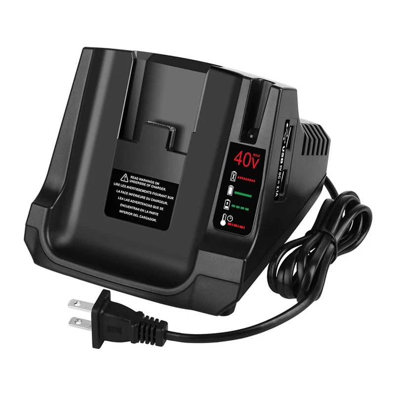 

40V Battery Charger LCS36 LCS40 for Black/Decker 36V 40V Lithium Battery LBXR36 LBX36 BXR2036 LBX1540 LBX2040 US Plug
