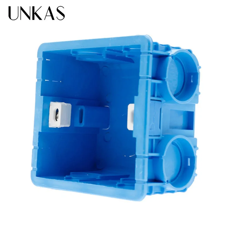 Mount Box-3 UNKAS 86 Тип сенсорный выключатель дистанционный переключатель освещения wifi выключатель света приложение беспроводной пульт дистанционного управления ЕС стандартная работа с Alexa Google Home - Цвет: Mount Box-3