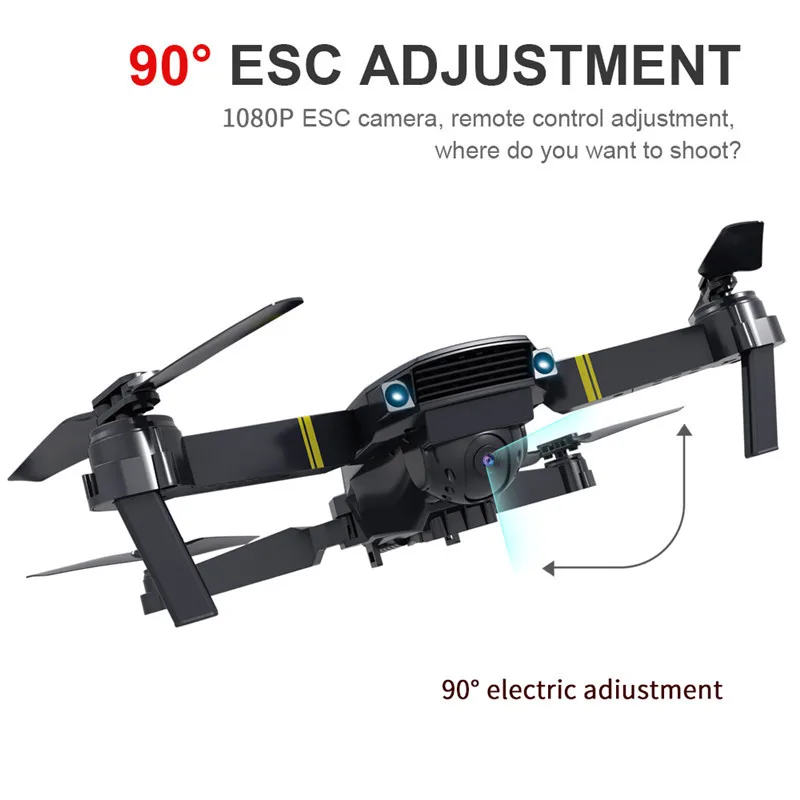 HJHRC JY019 WIFI FPV с широкоугольной камерой 1080P HD 4K режим удержания высоты складной