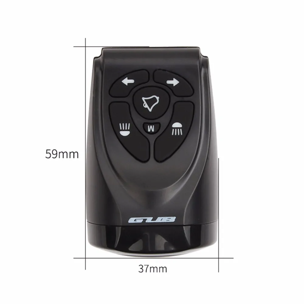 GUB USB Перезаряжаемый задний фонарь для велосипеда беспроводной с дистанционным