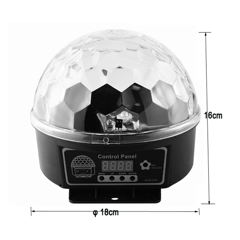 Светодиодная лампа для дискотеки сценический эффект Лазерная 6 цветов DMX DJ звук