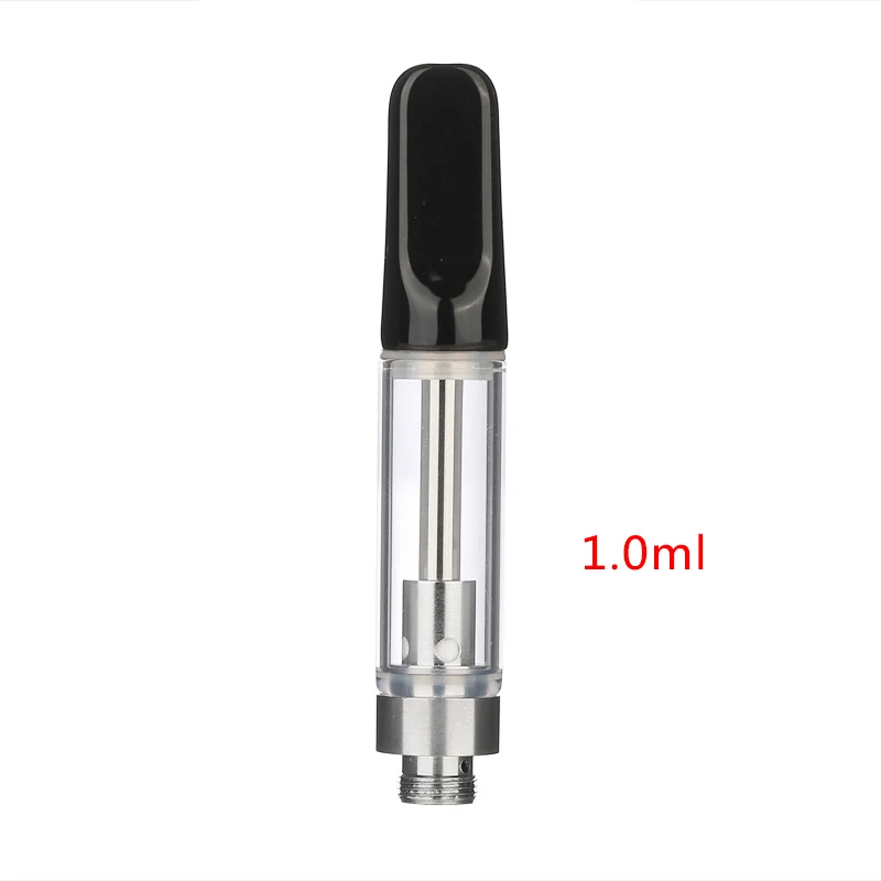 1.0ml Blcak atomizer Электронная сигарета CBD, перо для электронной сигареты комплект 350mah батарея rdta распылитель масло воздушный переключатель испаритель кальян ручка против воздуха стручок пара - Цвет: 1.0ml Blcak atomizer