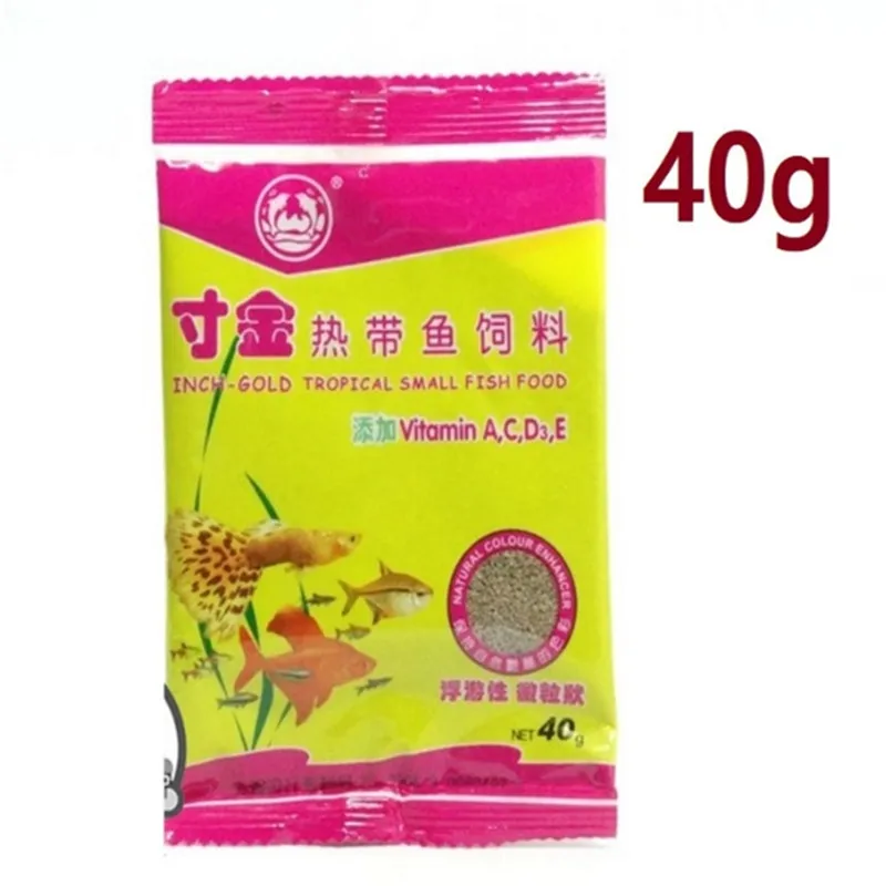 Горячая Распродажа 2020 40 г/пакет посылка кормления Еда тропический корм для рыб