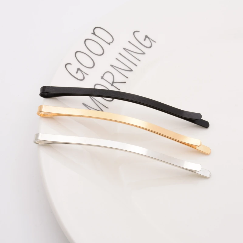 Заколки для волос золотистые и Серебристые металлические заколки сделай сам