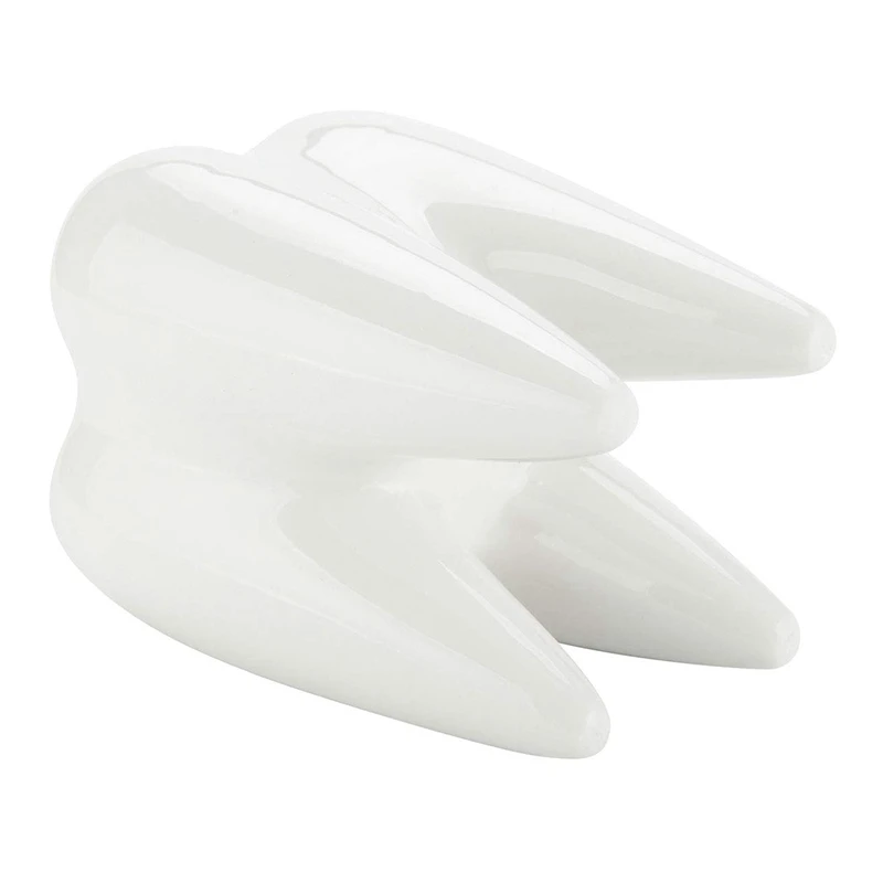 Милый держатель карандаша в форме зуба белая керамическая суккулентная