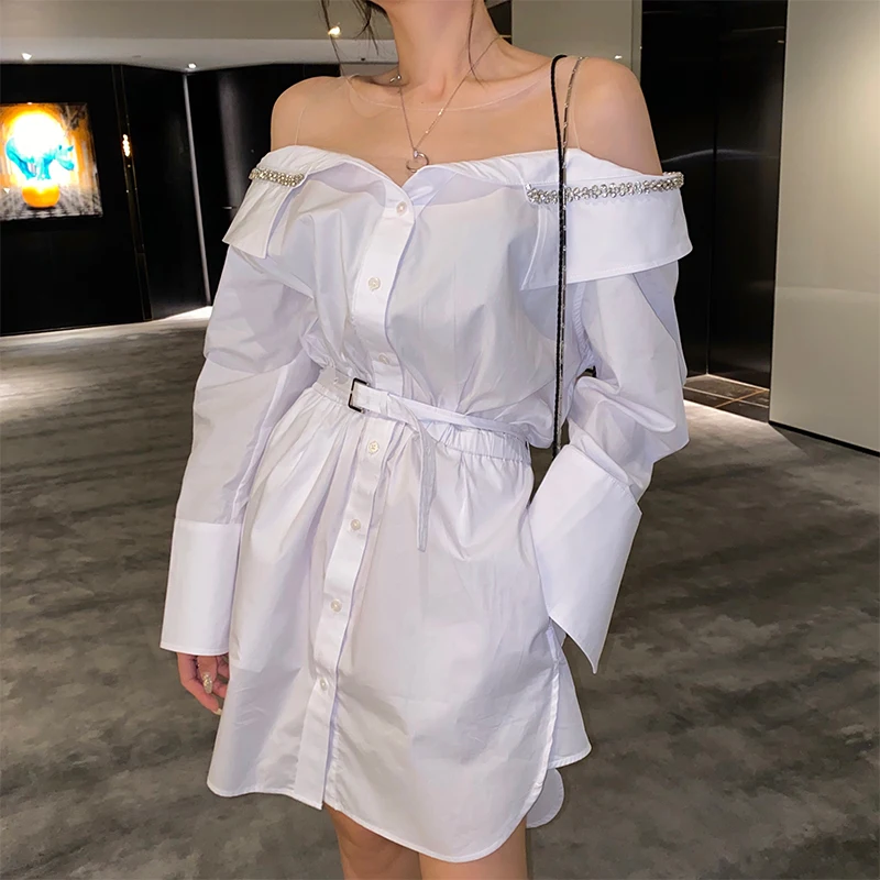 WHITNEY WANG весна 2020 модная уличная одежда сексуальная сетка пэчворк бриллианты