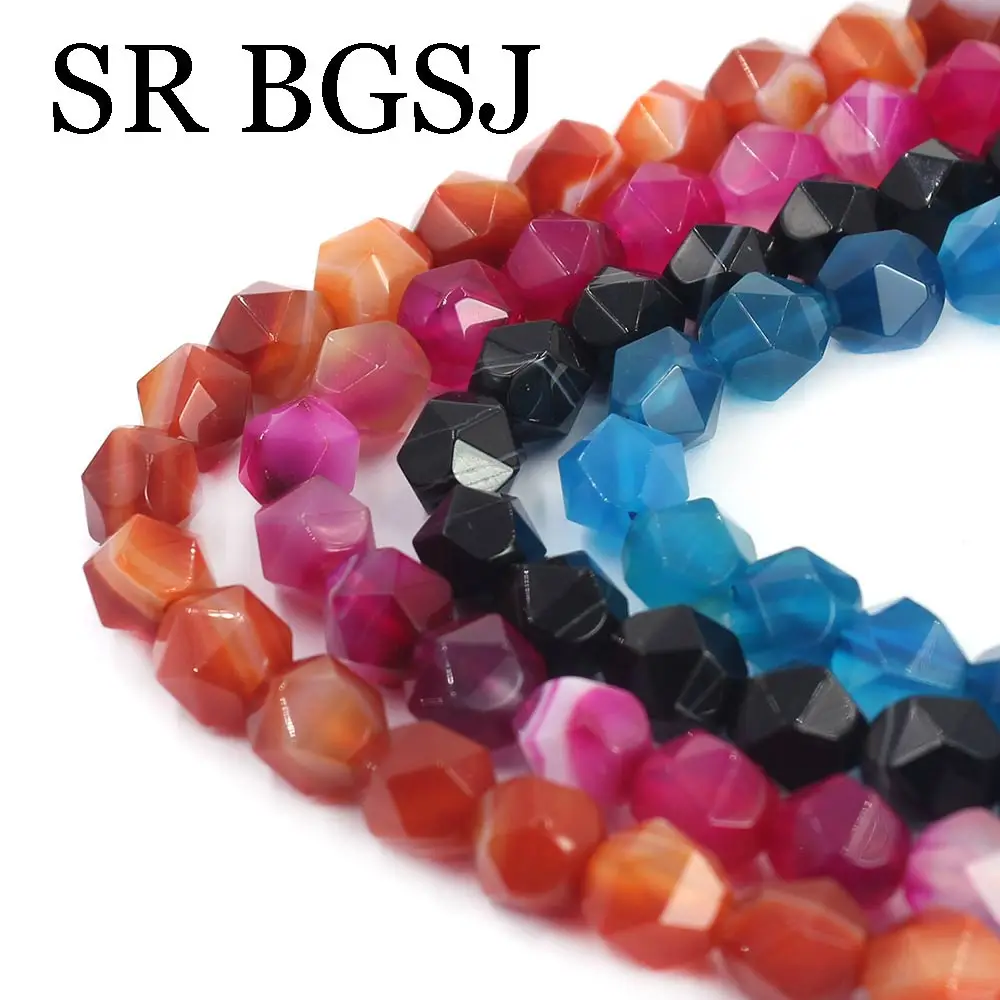 

Бесплатная доставка, 10 мм граненые круглые многоугольные полоски, бусины из драгоценного камня, нитка 15 дюймов