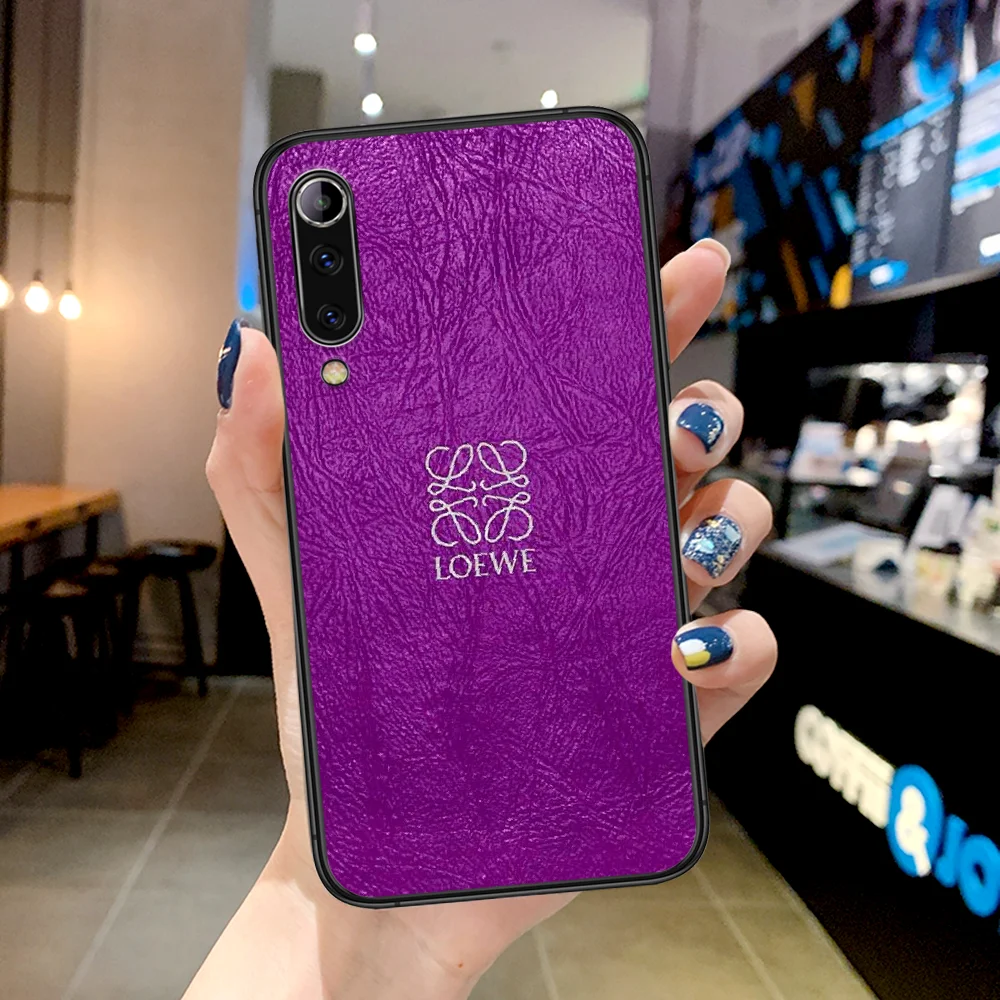 

Spanish Luxury Brand Phone Case For Xiaomi Mi Note 10 A3 9 MAX 3 A2 8 9 Lite Pro Ultra black Waterproof Soft Prime Luxury Cover