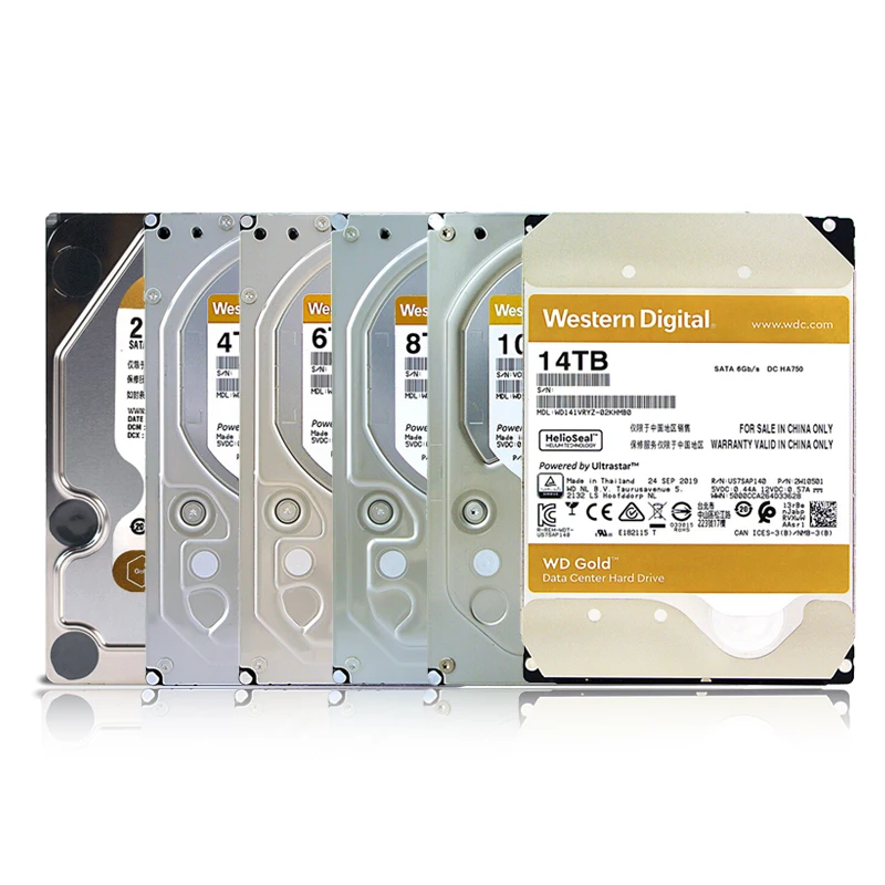 

Внутренний жесткий диск WD Western Digital NEW Gold 2 ТБ, 4 ТБ, 6 ТБ, 8 ТБ, 10 ТБ, 14 ТБ, Hdd Sata 3,5 дюйма