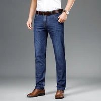 spring summer 2021 mens jeans business slim fit jeans pants for business trousers mens jean blue and black colors s6020 29 40