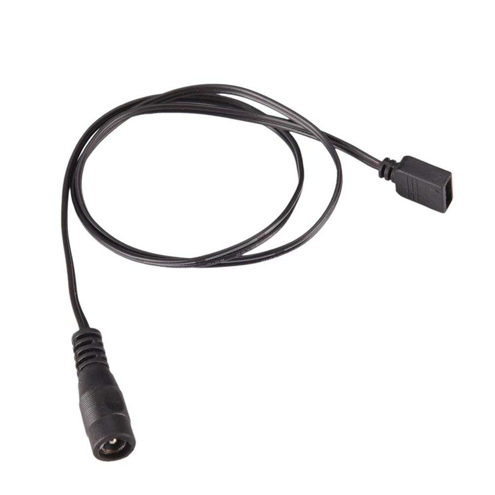 Black Color 4 Pin 0.6m Female LED Connector Cord Extend Wire for 3528 5050 RGB Strip 4pin Extension Cable DC Power 60cm | Обустройство