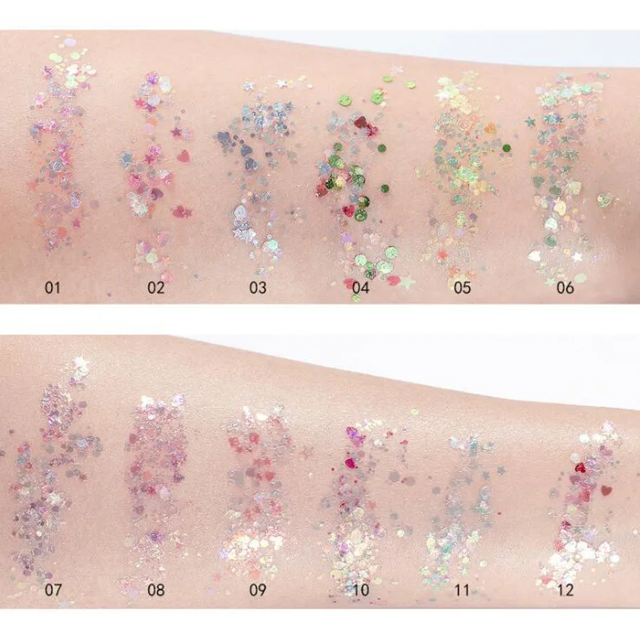 Bittb голографическая блестящая объемные Блестки для ногтей косметика лица и тела|