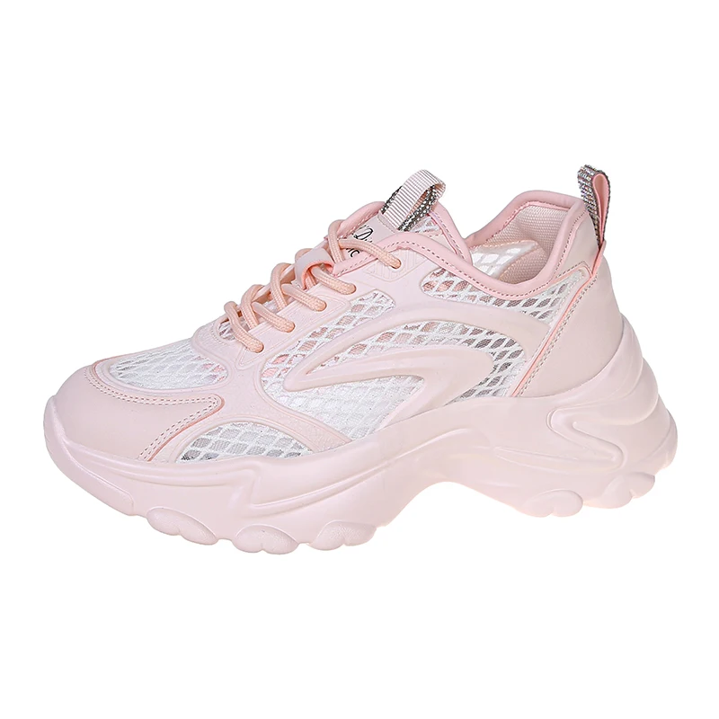 

Summer Sneakers Women 2021 Casual Platform Shoes Fashion Breathable Thick Bottom Sports Chunky Sneakers Women Shoes Basket Femme