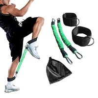 resistance bands crossfit running tubes power leg jump workout muscle training football bounce exercise speed fitness pull rope