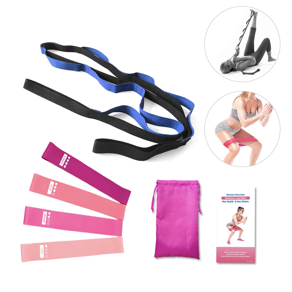 5 шт. набор резистивных лент с ромашками для йоги оборудования домашний