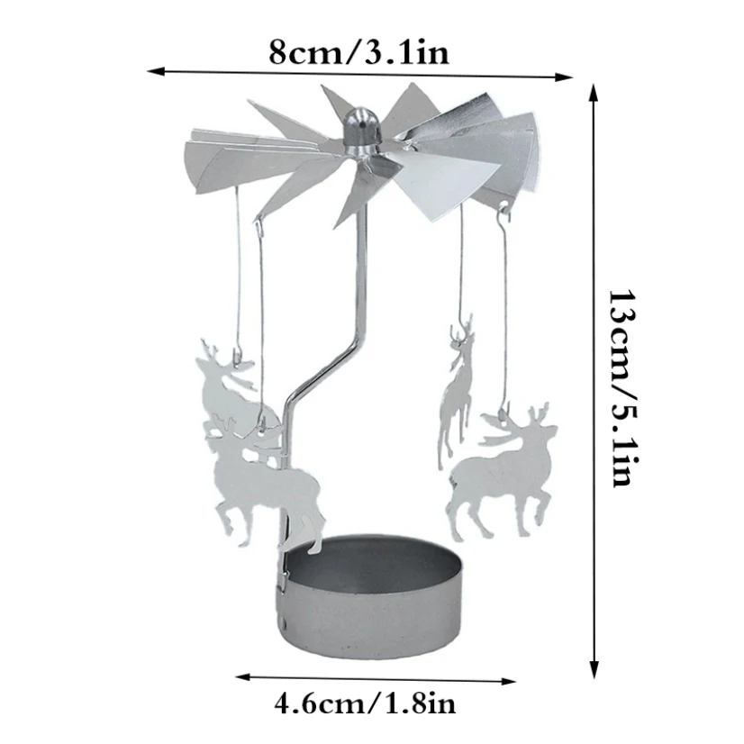 Металлический большой подсвечник для Горячая вращающаяся крутящаяся вращения