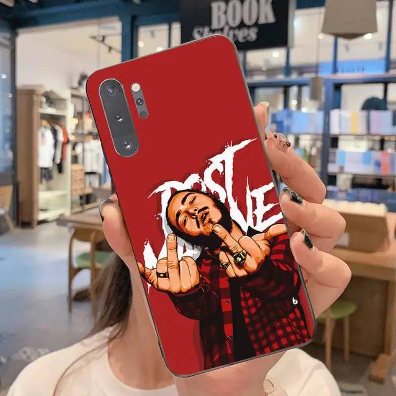Чехол для телефона Post Malone Beerbongs Samsung Galaxy Note20 ultra 7 8 9 10 Plus lite J7 J8 2018 Prime | Мобильные
