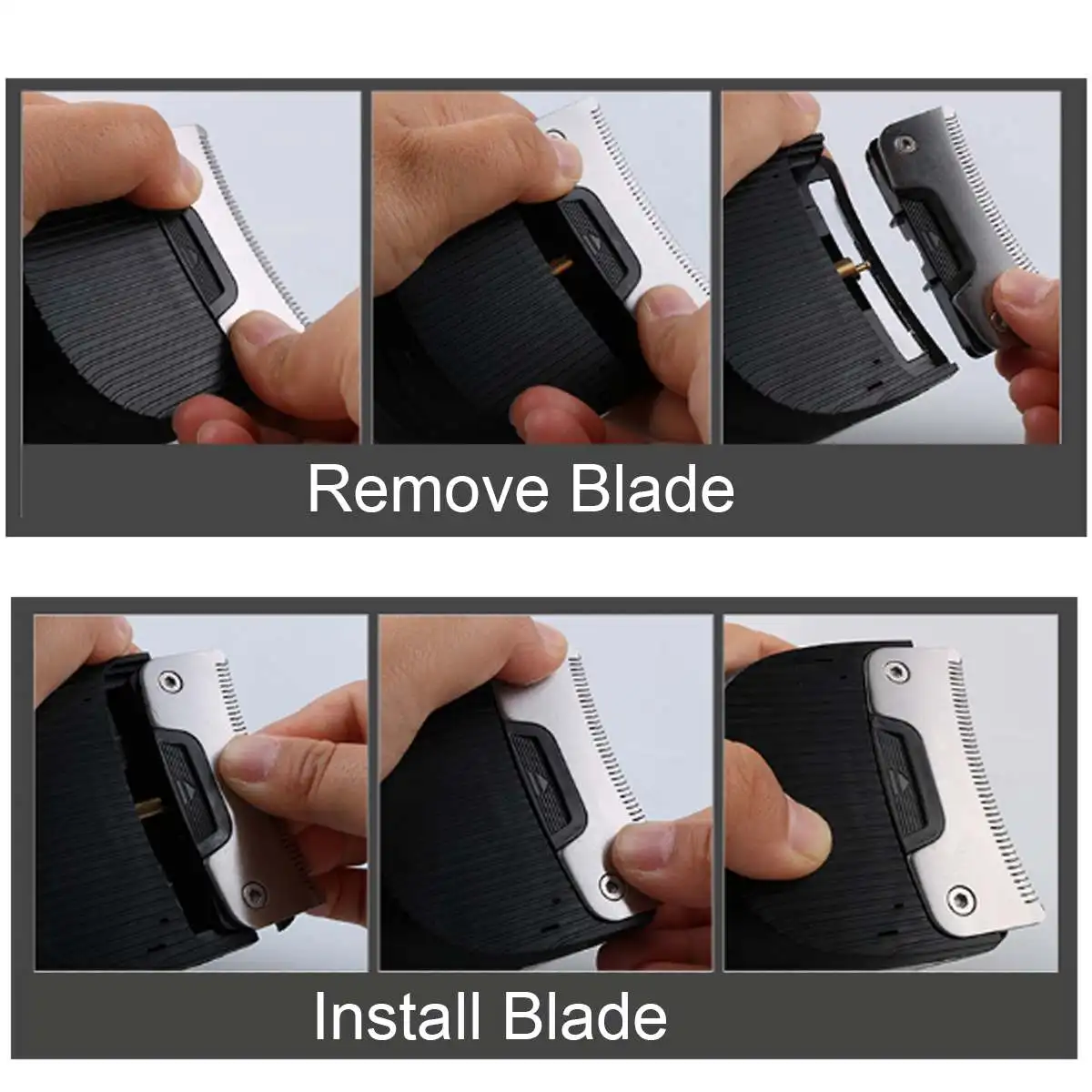 

Rechargeable Hair Clipper Wireless Electric Hair Trimmer Shaver Professional Haircut Beard Barber Razor with Combs Brush Kit