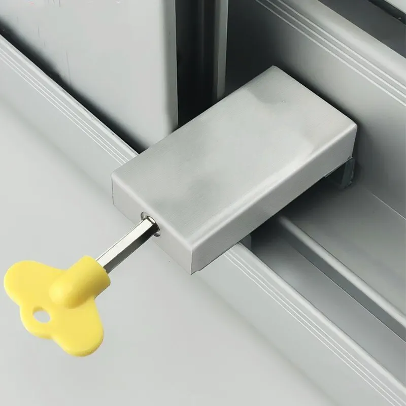 

Window Stoppers Hexagonal Safety Lock Baby Safety Lock Sliding Safety Catch Prevents from being or pried open from outside