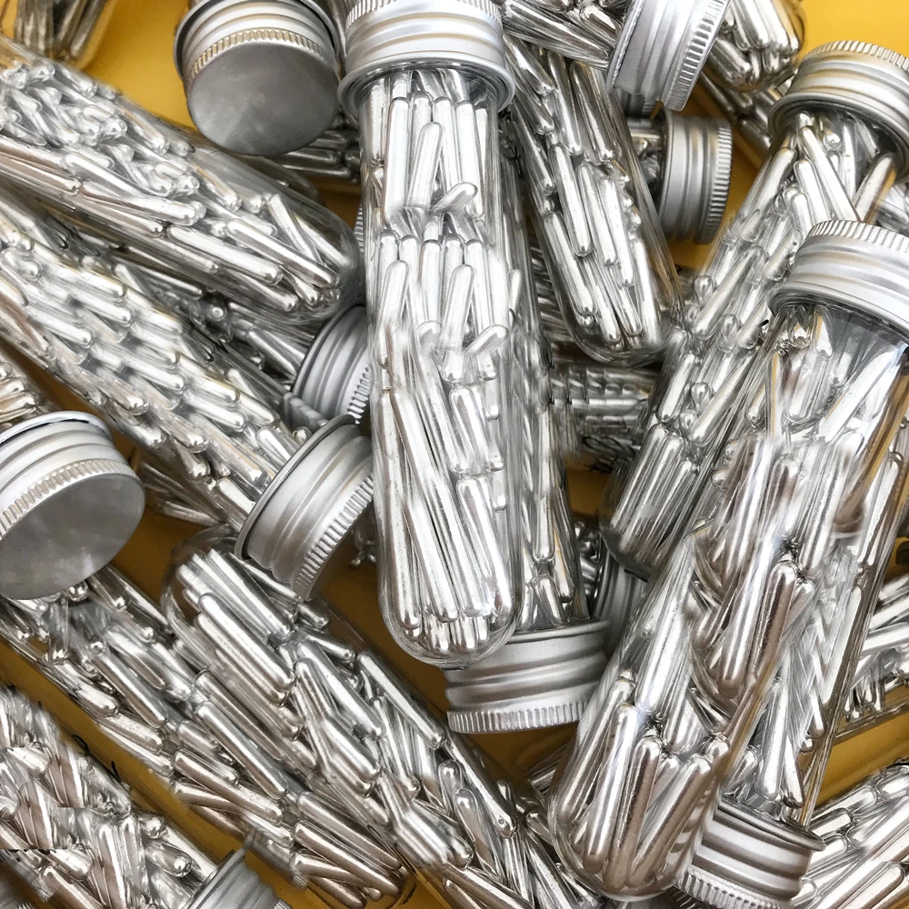 Съедобные сахарные бусины Золотая сахарная игла серебряная палочка сделай сам