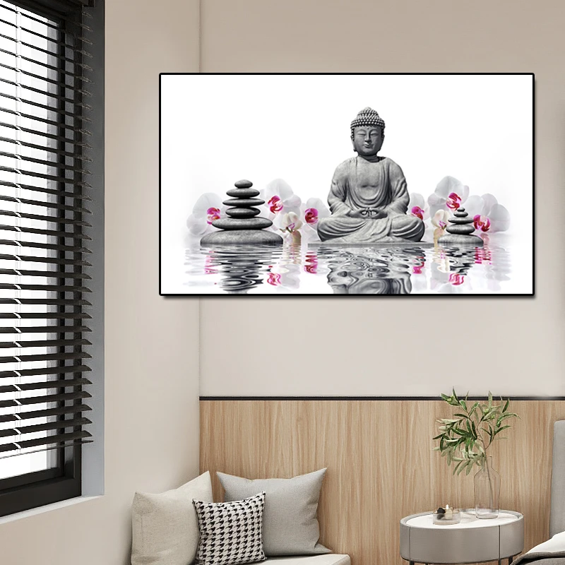 Canvas painting wall art Shakyamuni Buddha Paintings living room decoration pictures Modern Home Decor Art Posters Cuadros | Дом и сад