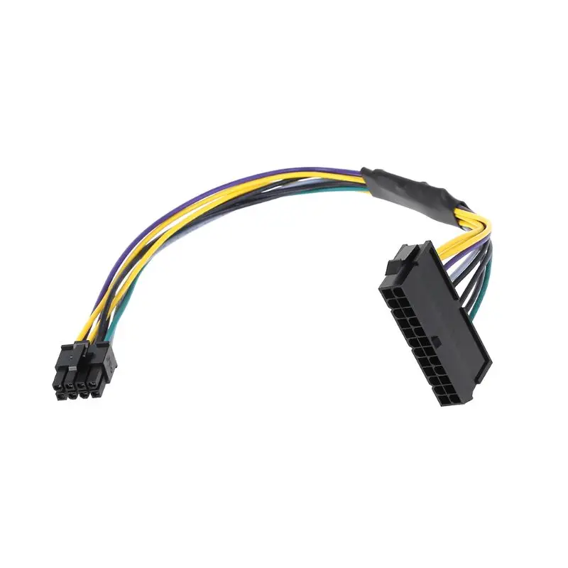 Адаптер питания ATX с 24P на 8P кабель-провод для ноутбука Dell 24pin 8pin Optiplex 3020 7020 9020