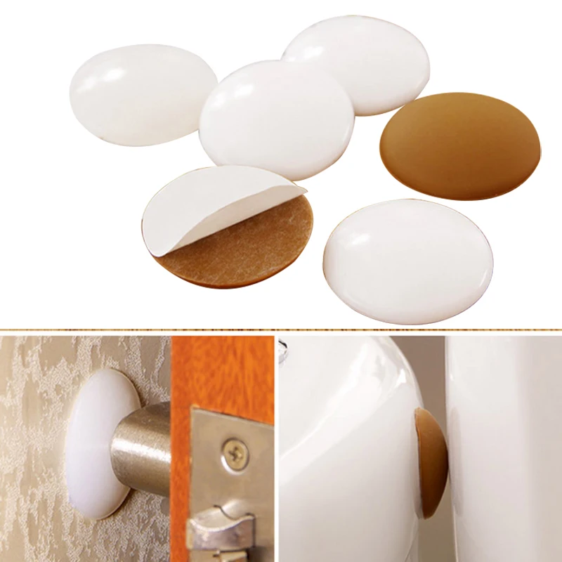 Новый настенный защитный бампер с ручкой для двери самоклеящаяся резиновая