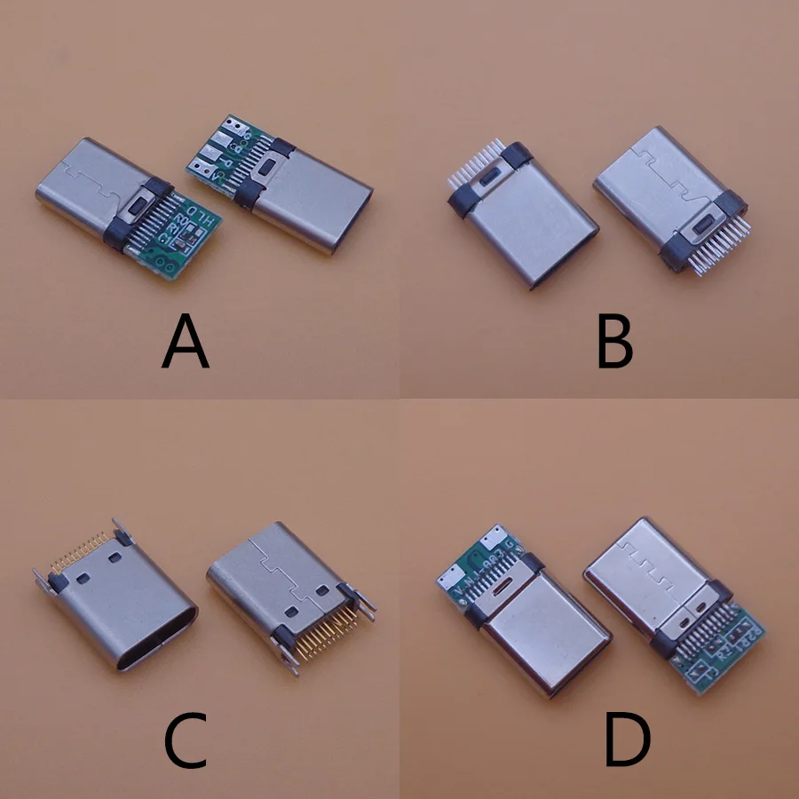 2 шт./5 шт. OTG Штекерный разъем USB 3 1 Type C|Соединители| |
