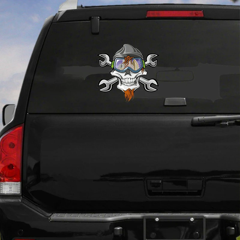 

Hot Personality Ski Snowboard Mechanic ATV Car Vinyl Sticker Laptop Travel Luggage Rear Windshield Motorcycle Helmet Decal PVC