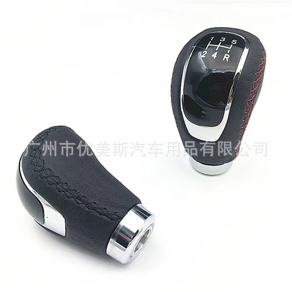 

5-скоростной Автомобильный Ручной Кожаный Рычаг переключения передач, крышка переключения передач, ручка переключения передач