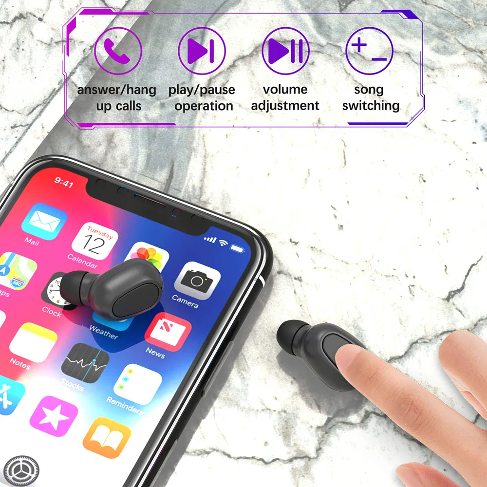 Tws-стереонаушники L25 с поддержкой Bluetooth 5 0 и светодиодный ным дисплеем |