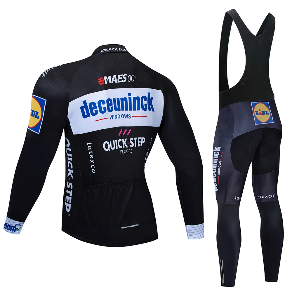Новинка, комплект зимней одежды для велоспорта QUICK STEP Pro Team, одежда для велоспорта из бельгийского материала, Мужская одежда для велоспорта Go Pro, теплая флисовая одежда для велоспорта