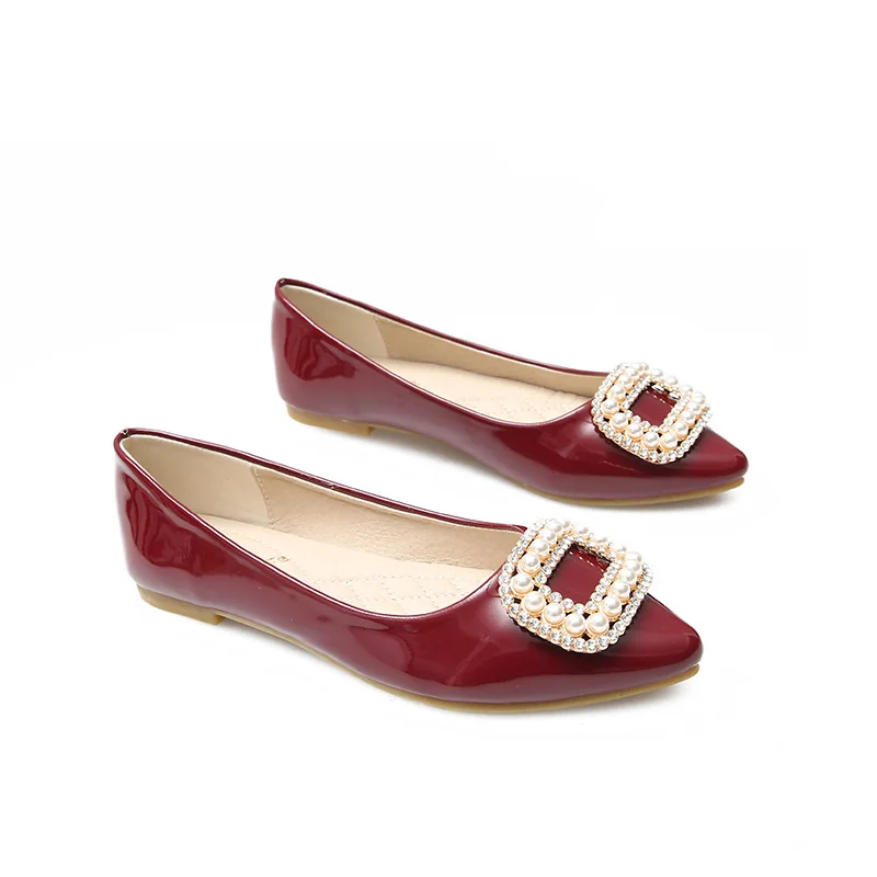 Роскошные ботинки женские дизайнерские лоферы балетки с острым носком Модные