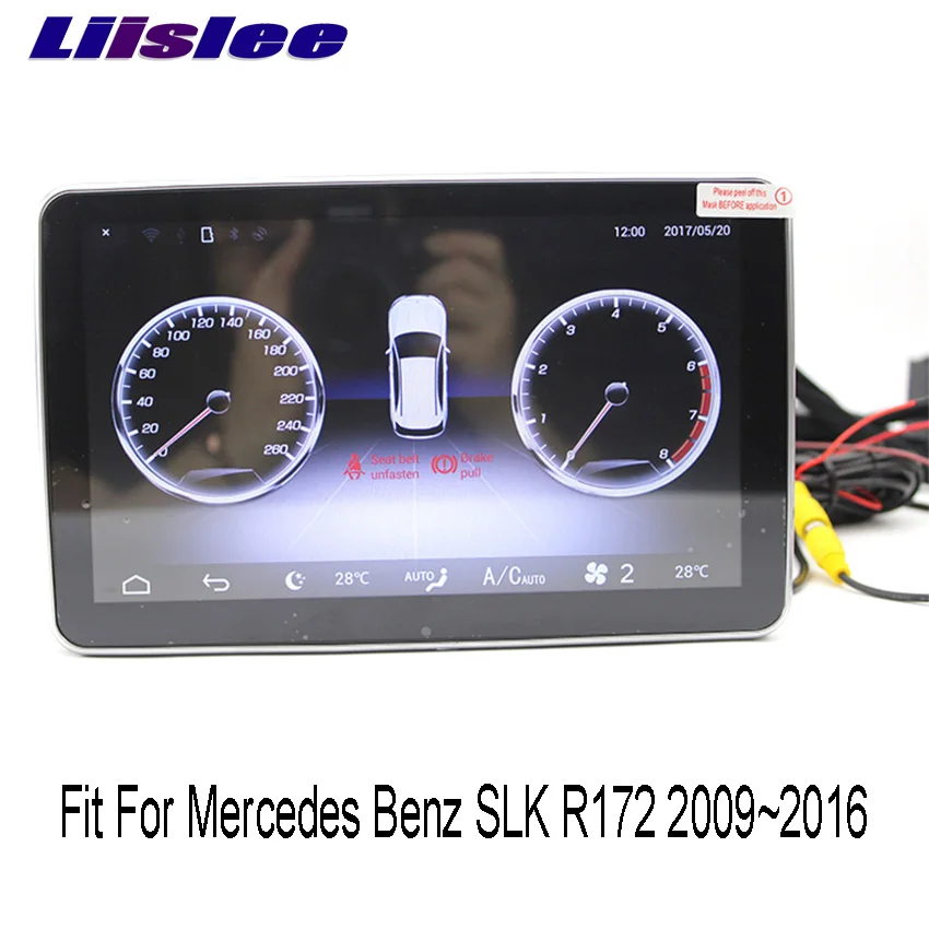 Liislee 10 25 &quotAndroid для Mercedes Benz SLK R172 2009 ~ 2016 сенсорный экран gps навигация радио стерео
