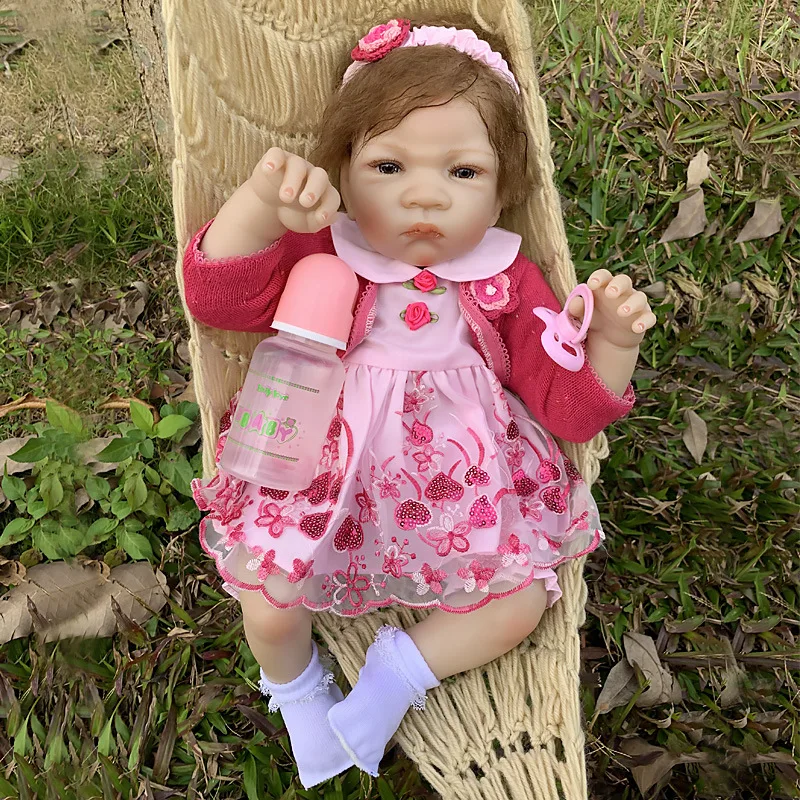Новейшие Силиконовые Детские Мини куклы набивные Новорожденные реалистичные