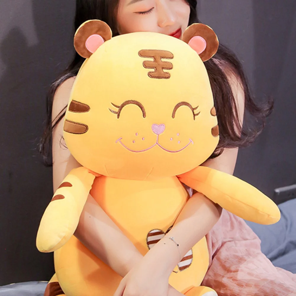 

Tiger Plush Toy Lovely Animal Plush Doll Kids Toy Festival Gift Cartoon Pillow
